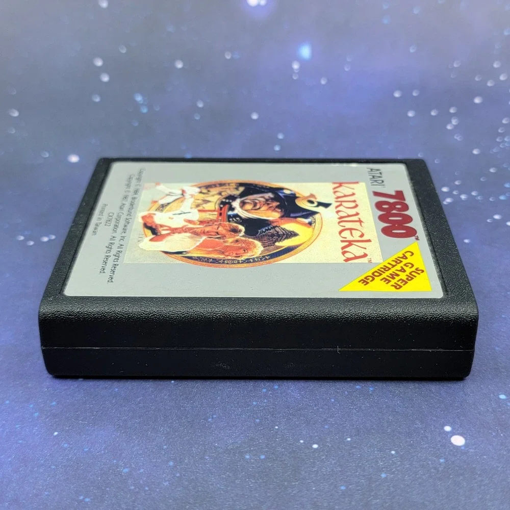 Atari 7800 Karateka Super Game Cartridge CX7822 Vintage Retro Video Game